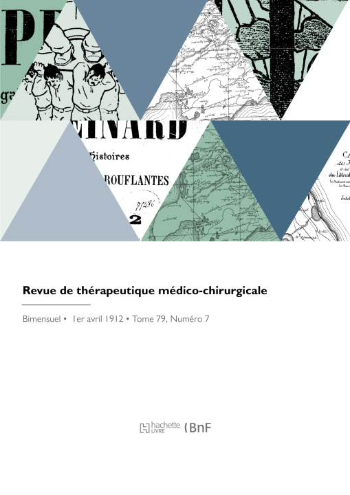 Buch Revue de thérapeutique médico-chirurgicale François Blondel