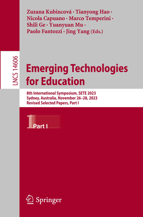 Livro Emerging Technologies for Education Zuzana Kubincová