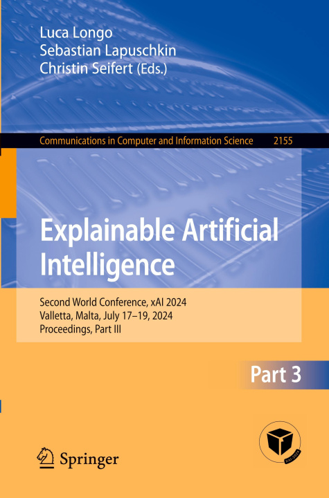 Knjiga Explainable Artificial Intelligence Luca Longo