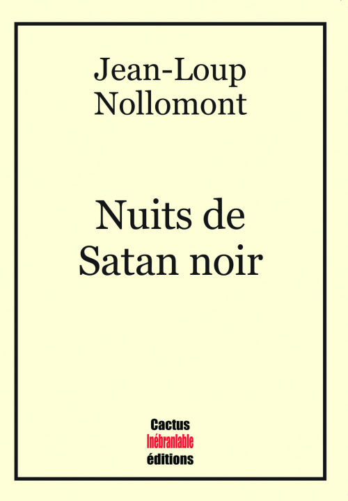 Knjiga Nuits de Satan noir Nollomont