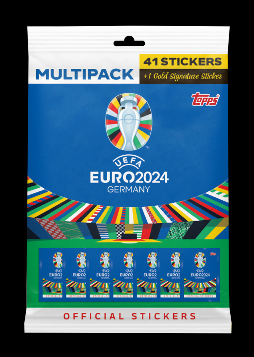 Buch Euro 2024 Topps Stickers Multipack 1 szt. mix 