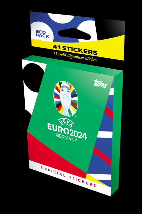 Carte Euro 2024 Topps Stickers Eco Pack 1 szt. mix 