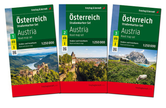 Drucksachen Österreich, Straßenkarten-Set 1:250.000, freytag & berndt freytag & berndt