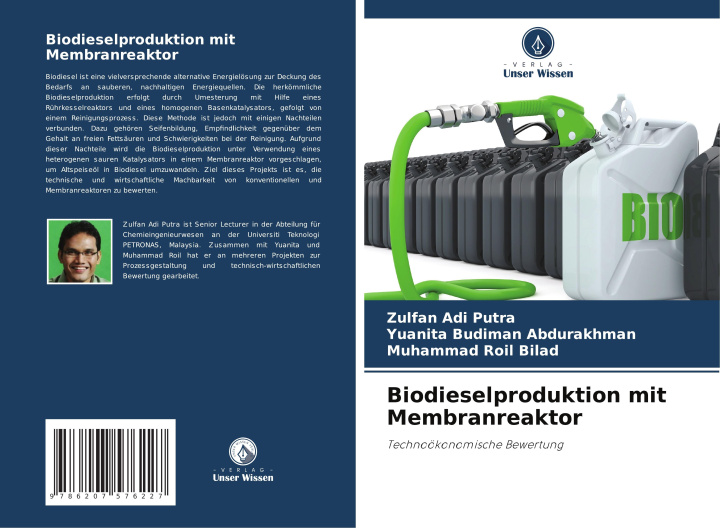 Boek Biodieselproduktion mit Membranreaktor Zulfan Adi Putra