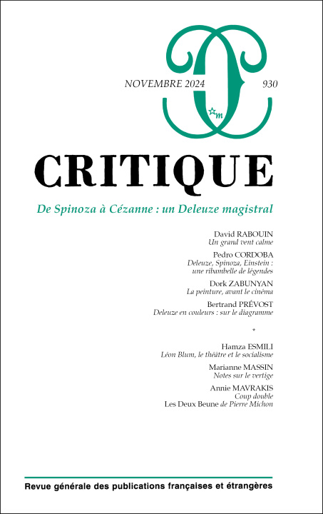 Carte Critique 930 