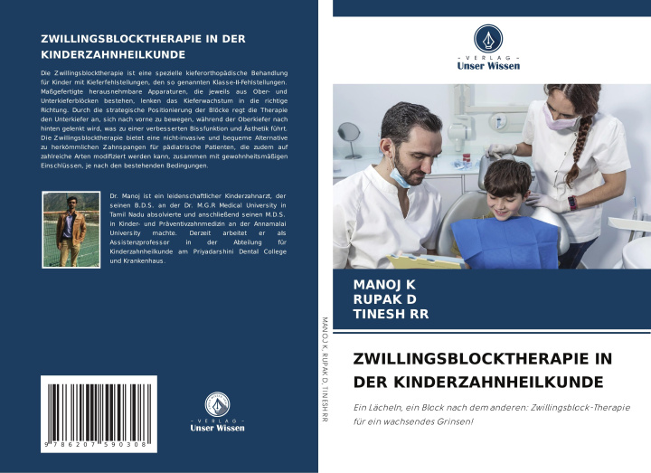 Buch ZWILLINGSBLOCKTHERAPIE IN DER KINDERZAHNHEILKUNDE MANOJ K