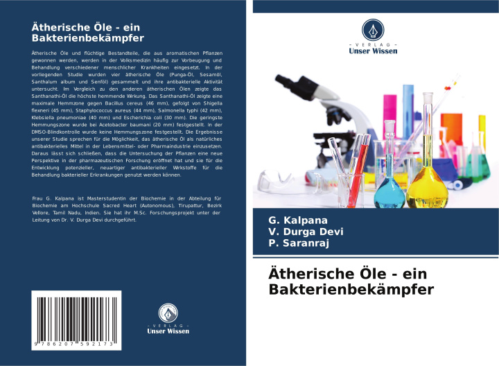Knjiga Ätherische Öle - ein Bakterienbekämpfer G. Kalpana