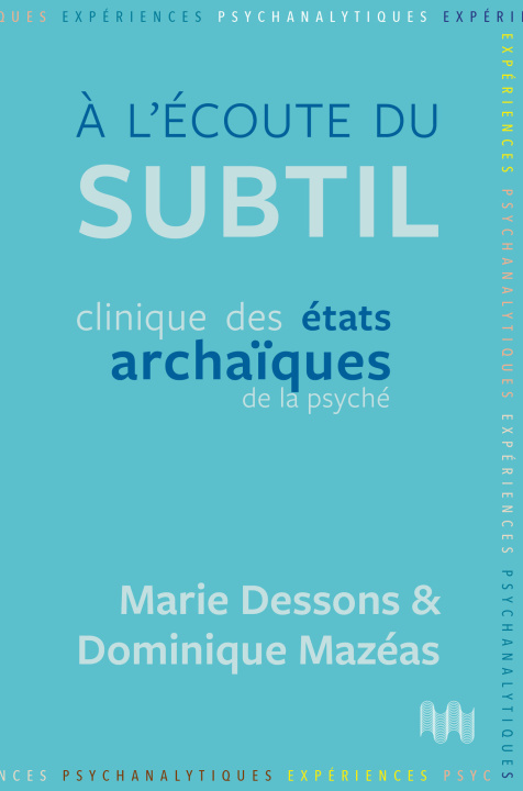 Book À l’écoute du subtil Marie Dessons