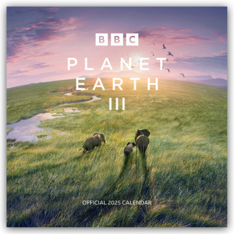 Kalendarz/Pamiętnik BBC Planet Earth III - BBC Planet Erde III 2025 - Wandkalender Danilo Promotion Ltd