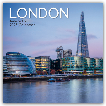 Calendar/Diary London 2025 - 16-Monatskalender Gifted Stationery Co. Ltd