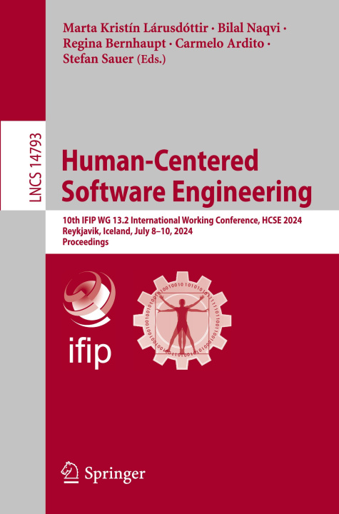 Buch Human-Centered Software Engineering Marta Kristín Lárusdóttir