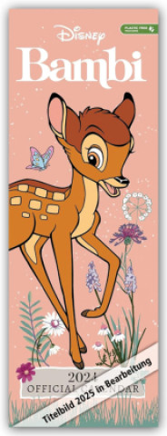 Naptár/Határidőnapló Disney Bambi - Bambi 2025 - Slimline-Kalender Danilo