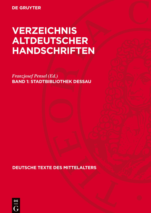 Buch Stadtbibliothek Dessau Franzjosef Pensel