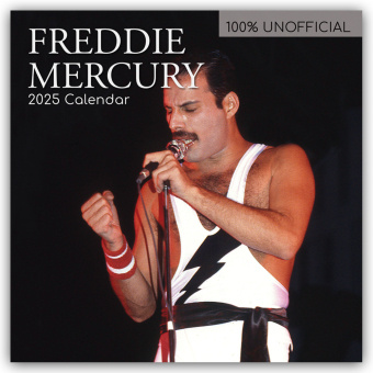 Kalendář/Diář Freddie Mercury 2025 - 16-Monatskalender The Gifted Stationery Co. Ltd