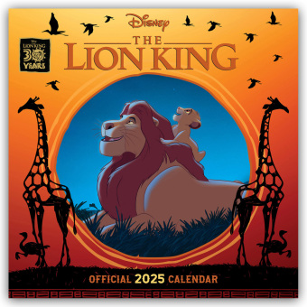 Kalendarz/Pamiętnik Disney The Lion King - Der König der Löwen - Offizieller Kalender 2025 - Wandkalender Danilo Promotion Ltd