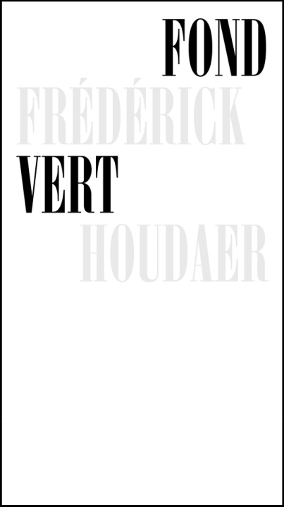 Knjiga Fond Vert Houdaer