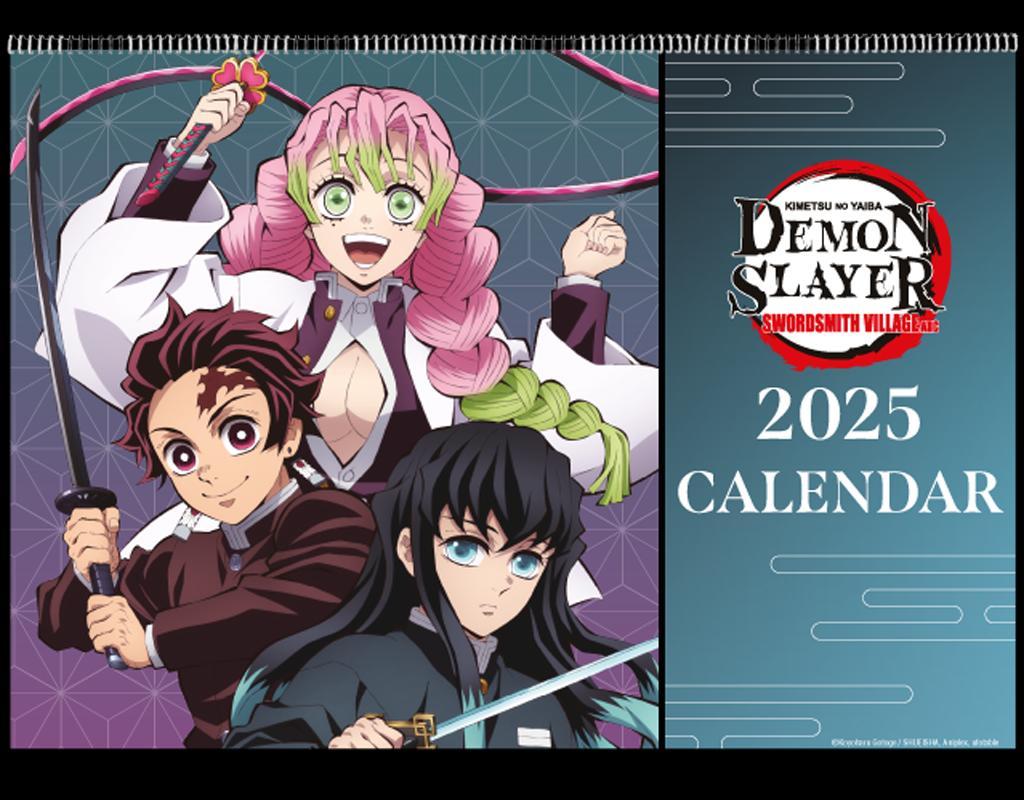 Kalendář/Diář Wandkalender - Demon Slayer - Staffel 2 - 2025 