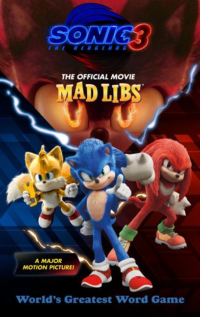 Książka Sonic the Hedgehog 3: The Official Movie Mad Libs 