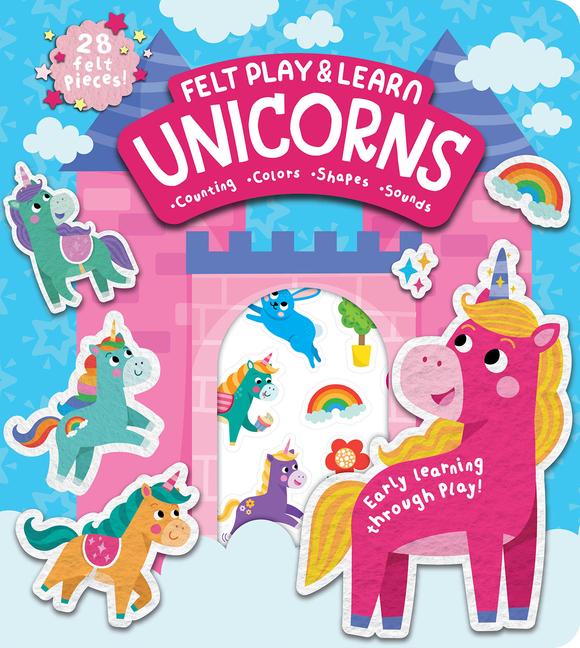 Livre Felt Play & Learn Unicorns Bethany Walker