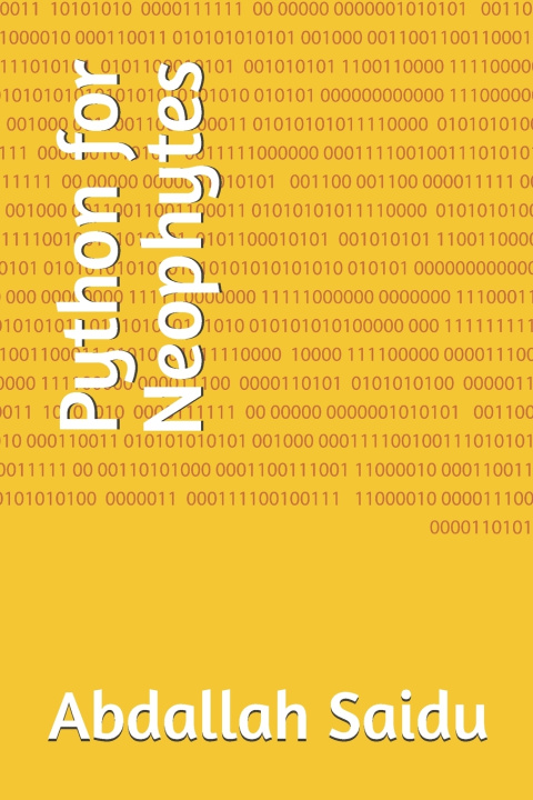 Buch Python for Neophytes Abdallah Abdalrahman Saidu