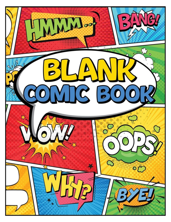 Knjiga Blank Comic Book Panels Fairyland Books
