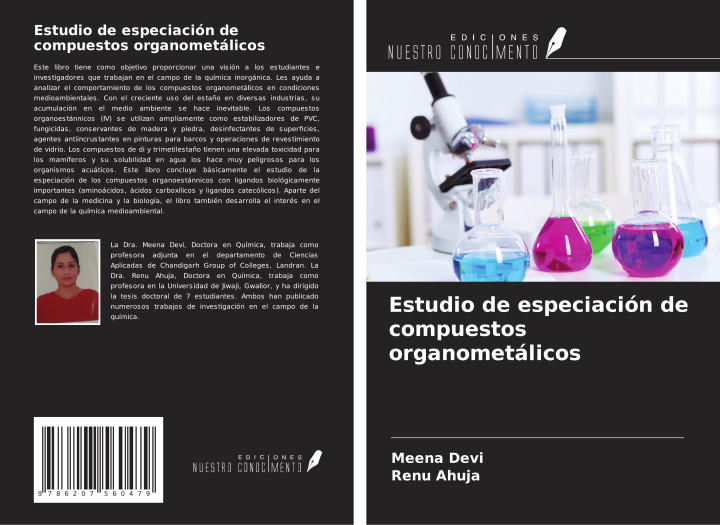 Knjiga Estudio de especiación de compuestos organometálicos Renu Ahuja