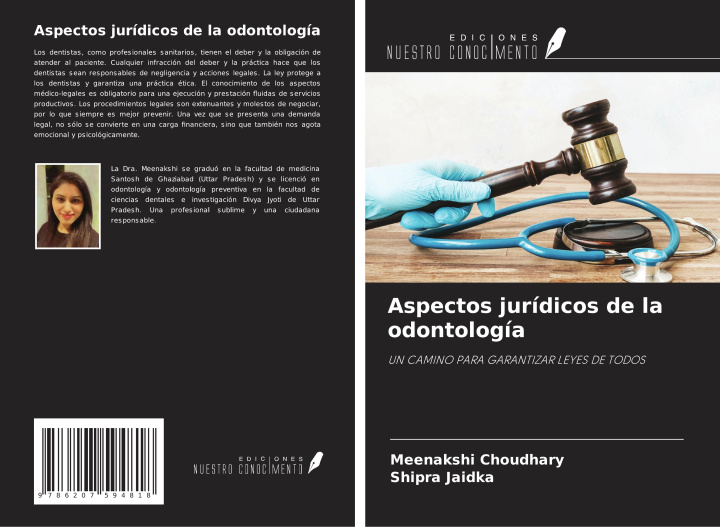 Könyv Aspectos jurídicos de la odontología Shipra Jaidka