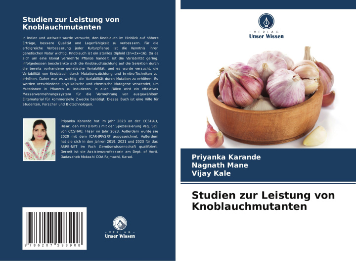 Book Studien zur Leistung von Knoblauchmutanten Nagnath Mane