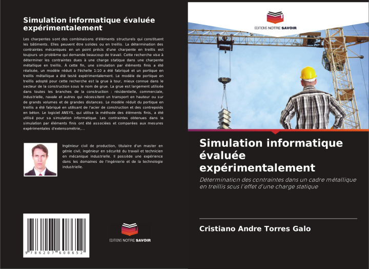 Knjiga Simulation informatique évaluée expérimentalement Cristiano André Torres Galo