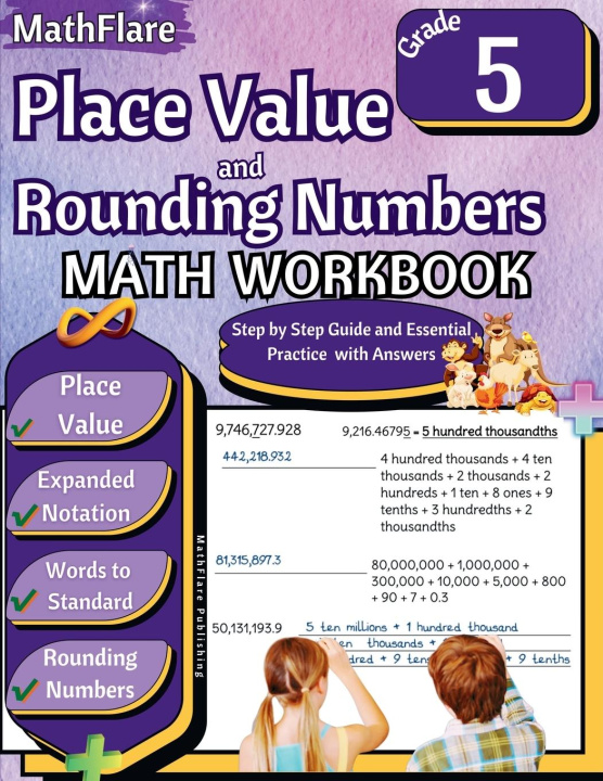 Knjiga Place Value and Expanded Notations Math Workbook 5th Grade MathFlare Publishing