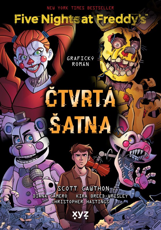 Książka Five Nights at Freddy's: Čtvrtá šatna (grafický román) Scott Cawthon