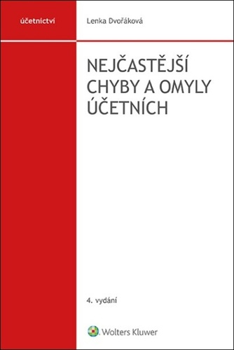 Knjiga Nejčastější chyby a omyly účetních Lenka Dvořáková