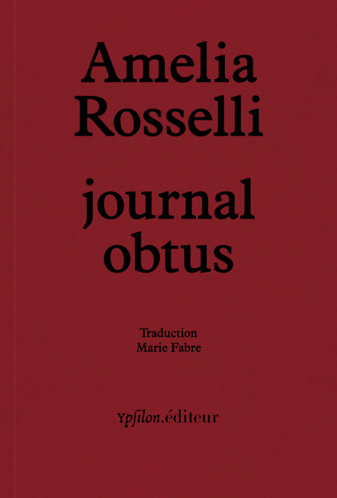 Book Journal obtus Amelia Rosselli