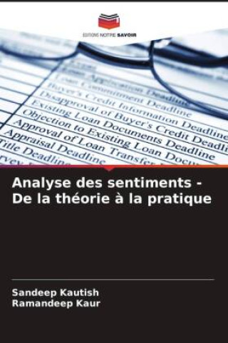 Livro Analyse des sentiments - De la théorie à la pratique Sandeep Kautish