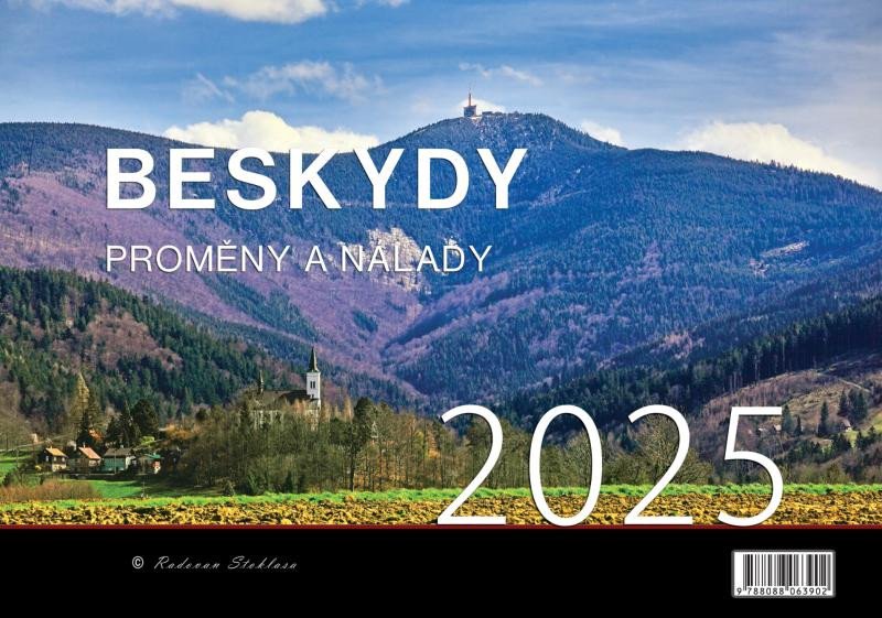 Kalendář/Diář Kalendář 2025 Beskydy/Proměny a nálady - nástěnný Radovan Stoklasa