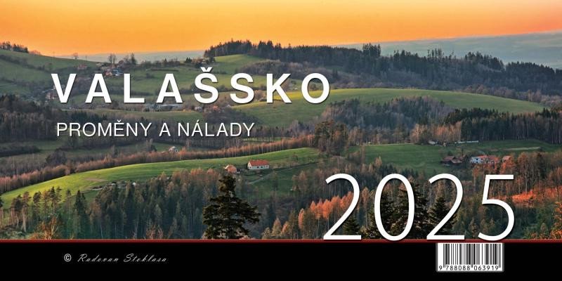 Naptár/Határidőnapló Kalendář 2025 Valašsko/Proměny a nálady - stolní Radovan Stoklasa