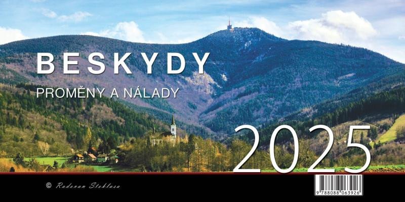 Kalender/Terminbuch Kalendář 2025 Beskydy/Proměny a nálady - stolní Radovan Stoklasa