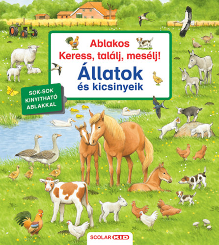 Книга Ablakos Keress, találj, mesélj! - Állatok és kicsinyeik Susanne Gernhauser