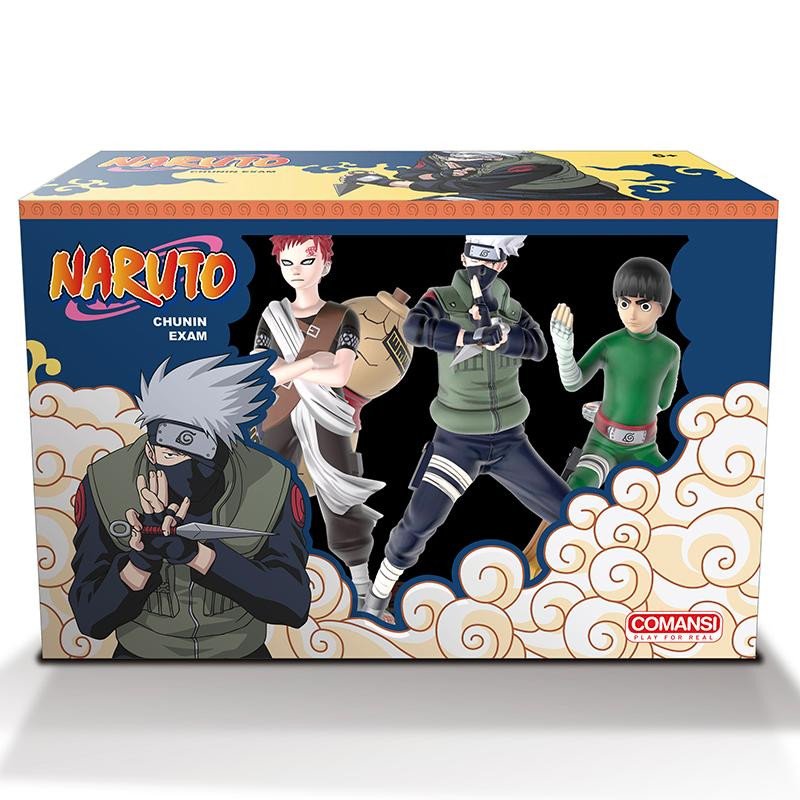 Kniha Naruto - set 3 figurek 