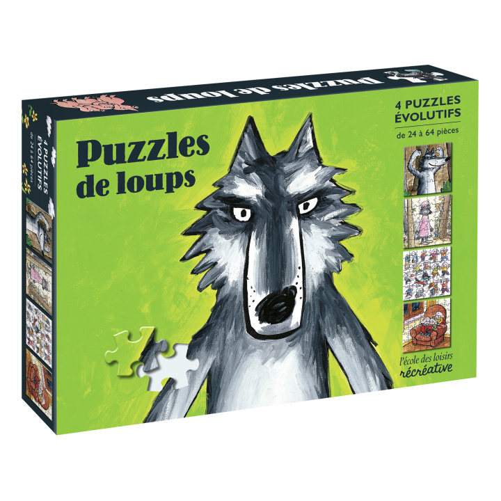 Libro 4 puzzles évolutifs LOUP Ramos Mario