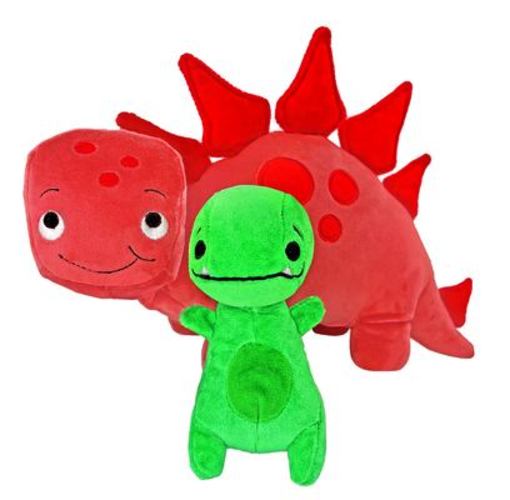 Boek TINY T REX & POINTY PLUSH PAIR STUTZMAN JONATHAN