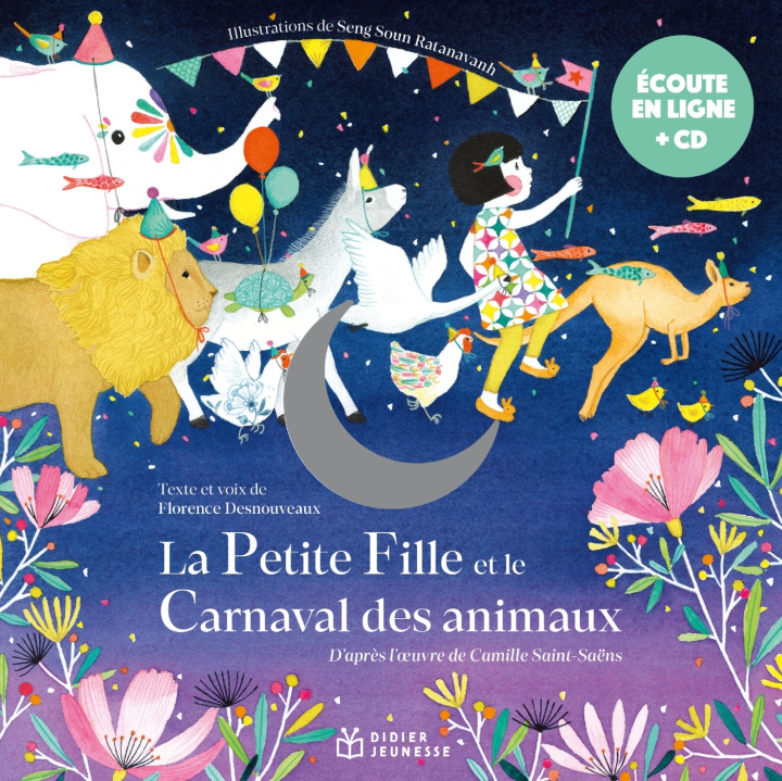 Boek La petite fille et le carnaval des animaux Florence Desnouveaux