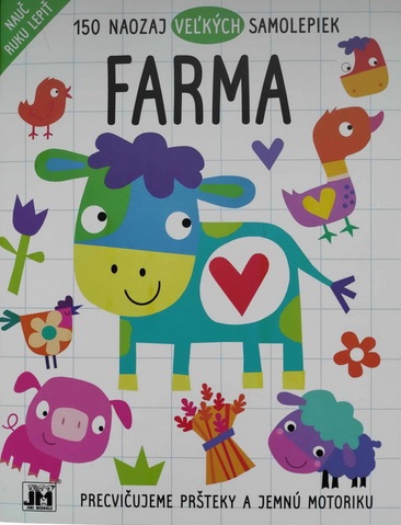 Boek Veľké samolepky/ Farma 