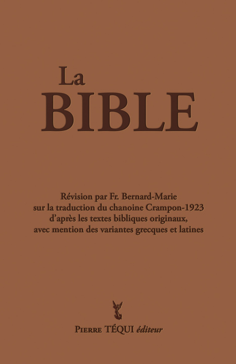 Livro La Bible (intégrale) Bernard-Marie