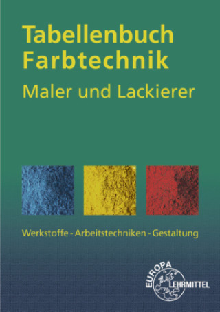 Libro Tabellenbuch Farbtechnik Maler und Lackierer Helmut Sirtl