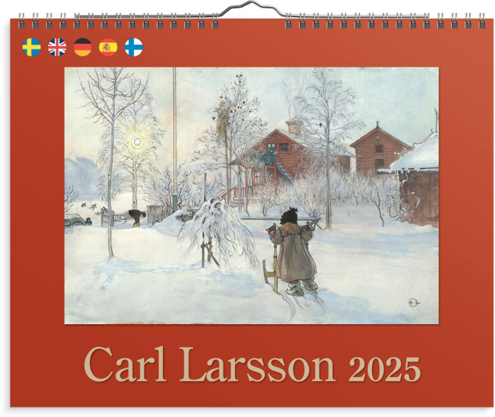 Naptár/Határidőnapló Burde Wandkalender Carl Larsson 2025 