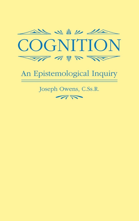 Book Cognition Joseph Owens
