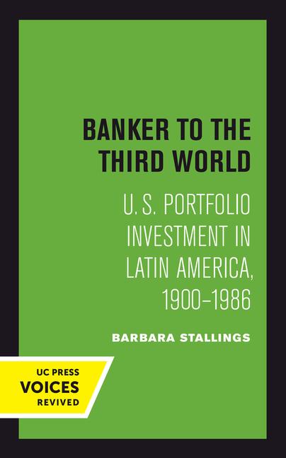 Book Banker to the Third World Barbara Stallings