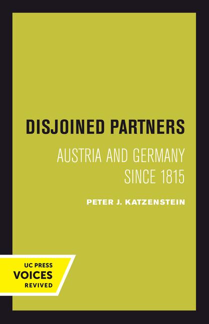 Knjiga Disjoined Partners Peter Katzenstein
