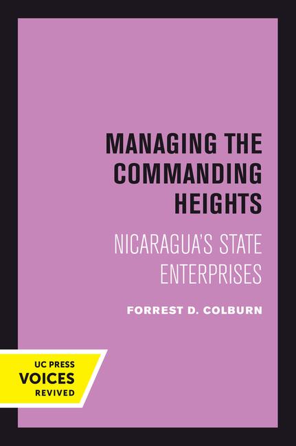 Knjiga Managing the Commanding Heights Forrest D. Colburn